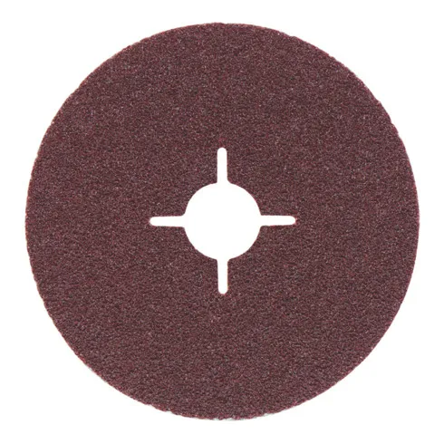 Disque fibre 115 mm P 24, corindon brun, acier, métaux non-ferreux metabo