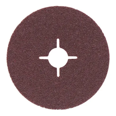 Disque fibre 115 mm P 24, corindon brun, acier, métaux non-ferreux metabo